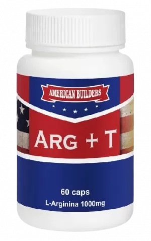 ARG + T / 60 CAPS / AMERICAN BUILDERS / VASODILATADOR :: NE Distribuidora