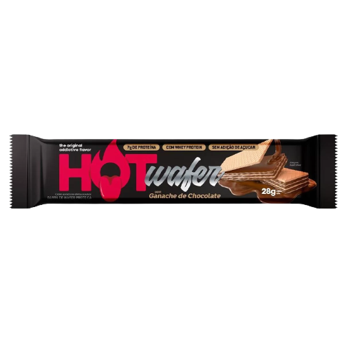 UNIDADE - HOT WAFER BAR 28G - GANACHE DE CHOCOLATE HOTFIT - NE ...